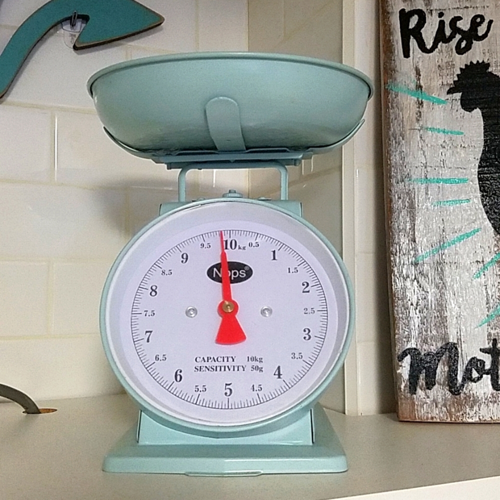 Mint Farmhouse Kitchen Scale